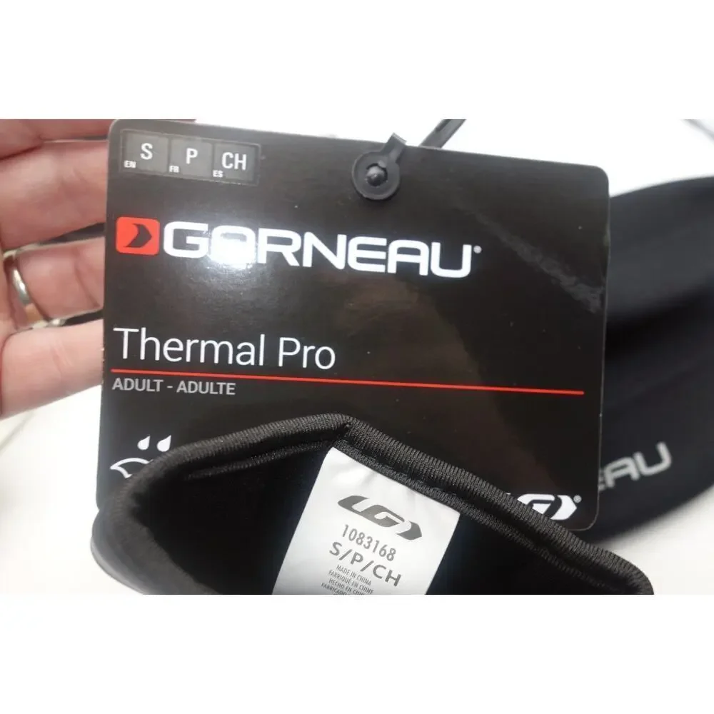 NEW Louis Garneau Thermal Pro 2 Shoe Covers Black Adult Size Small